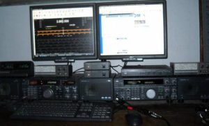 Nick Jones KC0YKO writes, "The 2M SSB Rig used for the net is on the left."
