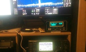 Gary WD0CFC writes, "This is the Icom IC-746pro doing 2-meter SSB. I will take a better picture later. "